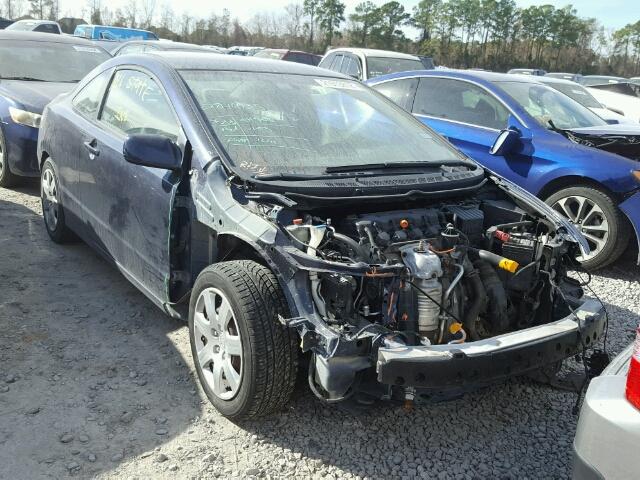 2HGFG1B6XAH529970 - 2010 HONDA CIVIC LX BLUE photo 1