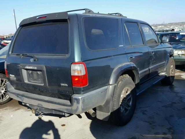 JT3GN87R6W0077245 - 1998 TOYOTA 4RUNNER LI GREEN photo 4