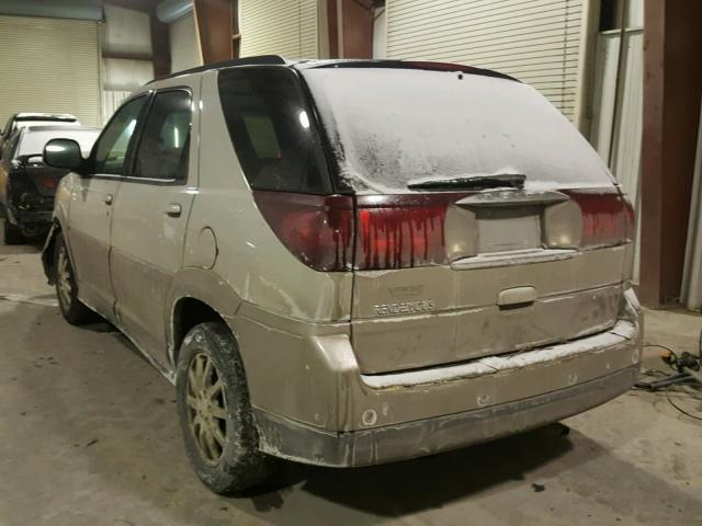 3G5DA03E55S520658 - 2005 BUICK RENDEZVOUS BEIGE photo 3