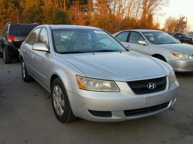 5NPET46CX7H271733 - 2007 HYUNDAI SONATA GLS SILVER photo 1