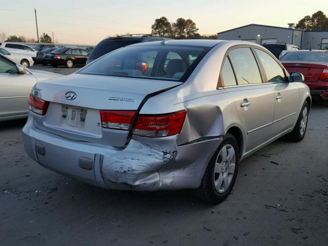 5NPET46CX7H271733 - 2007 HYUNDAI SONATA GLS SILVER photo 4