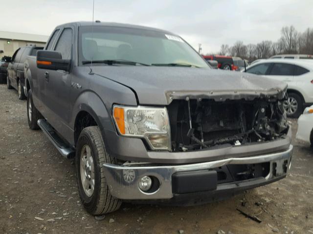 1FTFX1CF7DKD97146 - 2013 FORD F150 SUPER GRAY photo 1