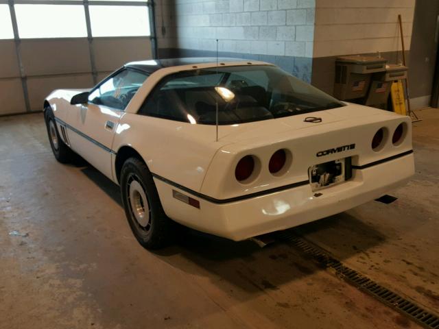 1G1AY0781E5150632 - 1984 CHEVROLET CORVETTE WHITE photo 3