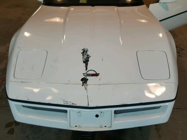 1G1AY0781E5150632 - 1984 CHEVROLET CORVETTE WHITE photo 7