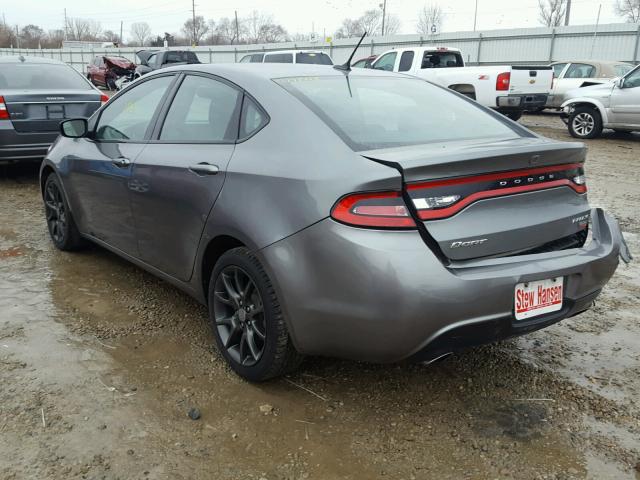 1C3CDFBH6DD150964 - 2013 DODGE DART SXT GRAY photo 3