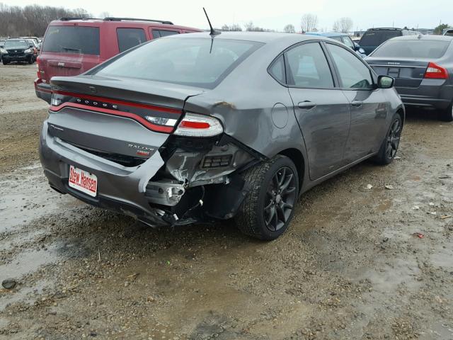 1C3CDFBH6DD150964 - 2013 DODGE DART SXT GRAY photo 4