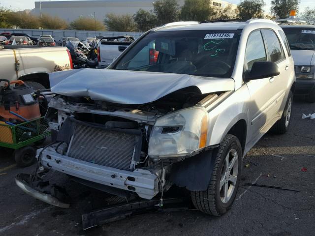 2CNDL73F956152533 - 2005 CHEVROLET EQUINOX LT SILVER photo 2