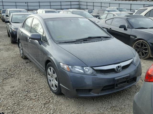 2HGFA1F52BH300607 - 2011 HONDA CIVIC LX GRAY photo 1