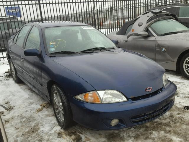 1G1JH52F127448262 - 2002 CHEVROLET CAVALIER L BLUE photo 1