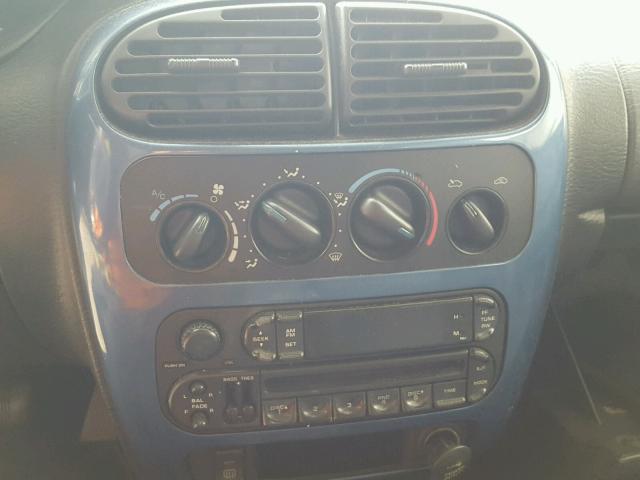 1B3ES56C92D633074 - 2002 DODGE NEON ES BLUE photo 9