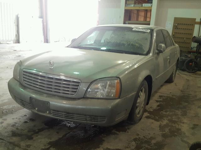 1G6KD54Y45U142848 - 2005 CADILLAC DEVILLE GREEN photo 2