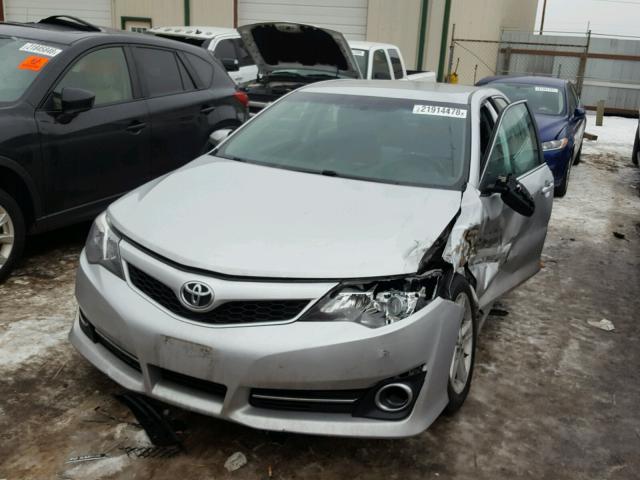 4T1BF1FK3EU432857 - 2014 TOYOTA CAMRY L SILVER photo 2