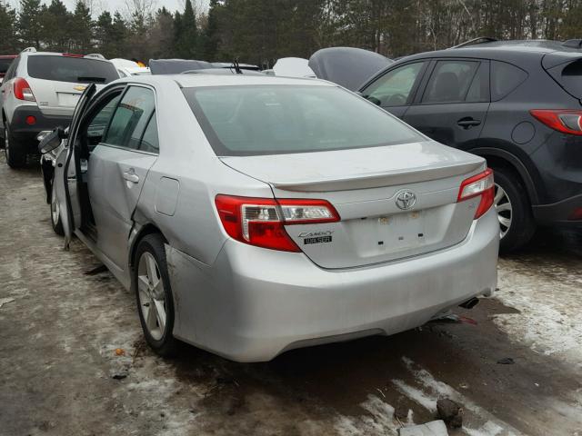 4T1BF1FK3EU432857 - 2014 TOYOTA CAMRY L SILVER photo 3