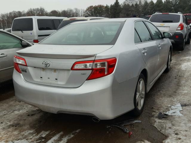 4T1BF1FK3EU432857 - 2014 TOYOTA CAMRY L SILVER photo 4