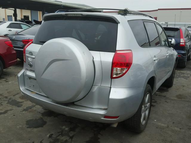 JTMZD34V775047848 - 2007 TOYOTA RAV4 LIMIT SILVER photo 4