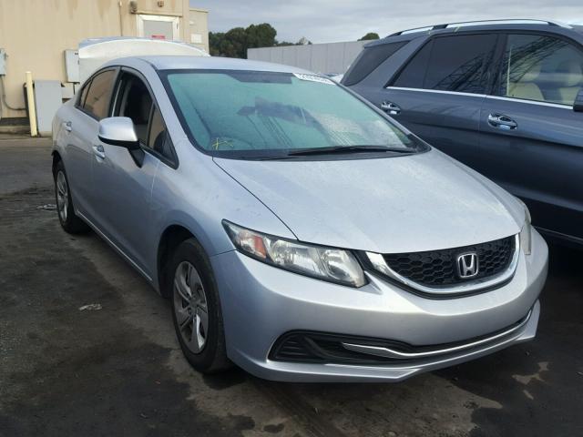 2HGFB2F5XDH511110 - 2013 HONDA CIVIC LX GRAY photo 1