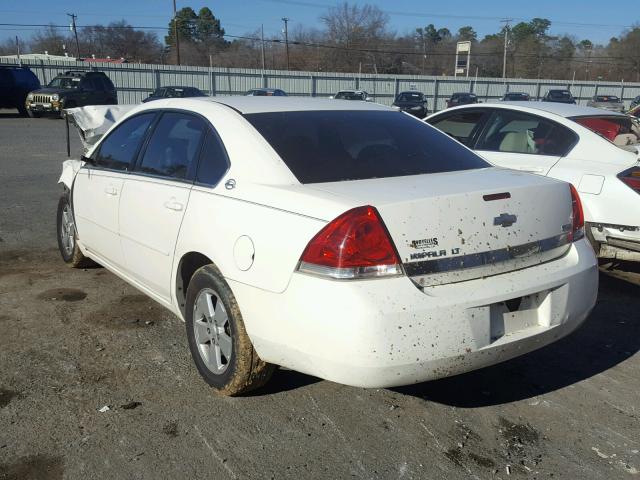 2G1WT58K079241487 - 2007 CHEVROLET IMPALA LT WHITE photo 3