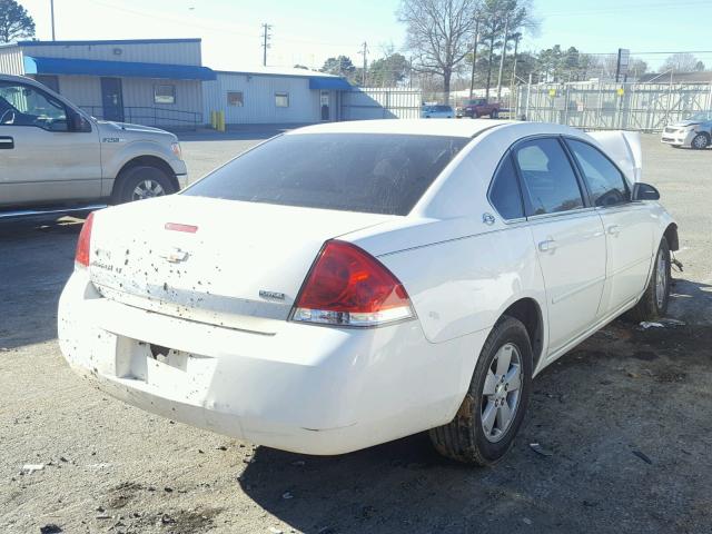 2G1WT58K079241487 - 2007 CHEVROLET IMPALA LT WHITE photo 4