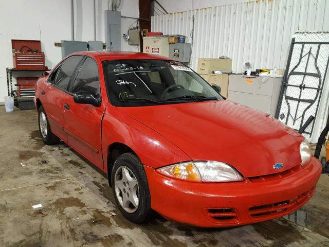 1G1JC524327432500 - 2002 CHEVROLET CAVALIER B RED photo 1