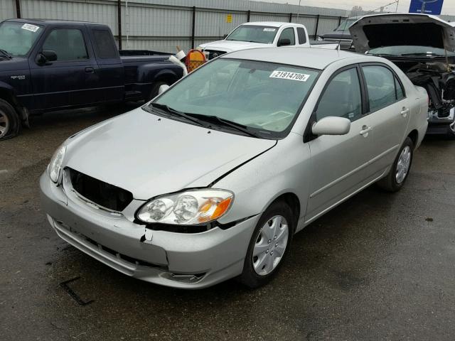 1NXBR32E33Z088818 - 2003 TOYOTA COROLLA CE SILVER photo 2