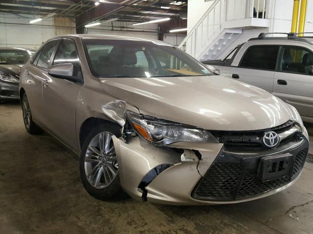 4T1BF1FK2GU228148 - 2016 TOYOTA CAMRY LE GOLD photo 1