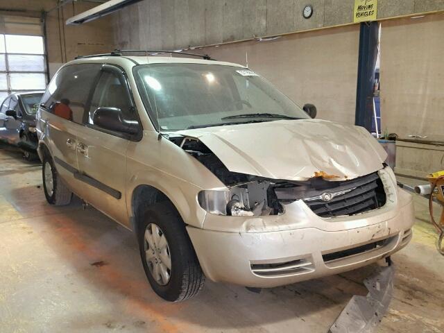 1C4GP45R55B411091 - 2005 CHRYSLER TOWN & COU TAN photo 1