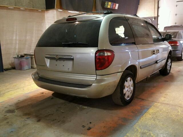 1C4GP45R55B411091 - 2005 CHRYSLER TOWN & COU TAN photo 4