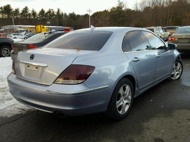 JH4KB16565C000925 - 2005 ACURA RL ლურჯი ფოტო 4
