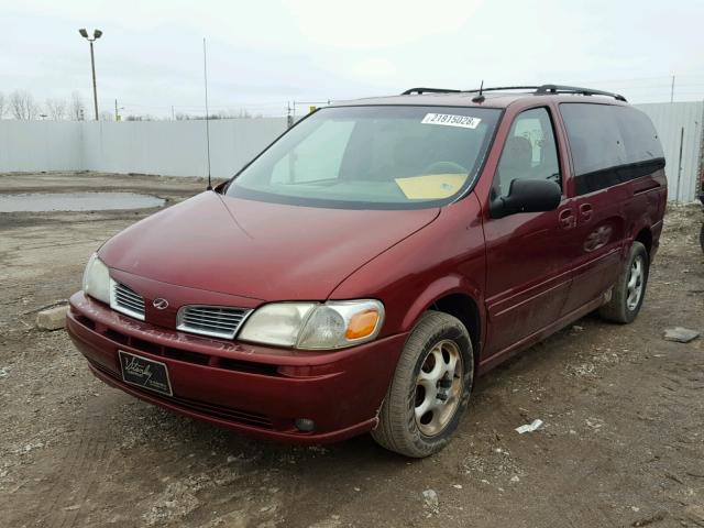 1GHDX03E43D305352 - 2003 OLDSMOBILE SILHOUETTE RED photo 2