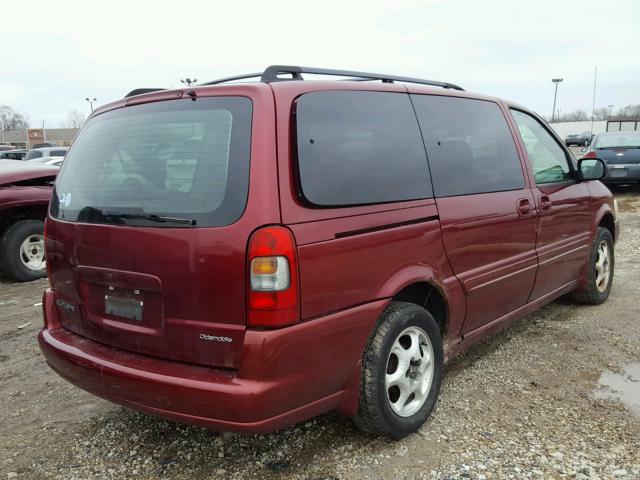 1GHDX03E43D305352 - 2003 OLDSMOBILE SILHOUETTE RED photo 4