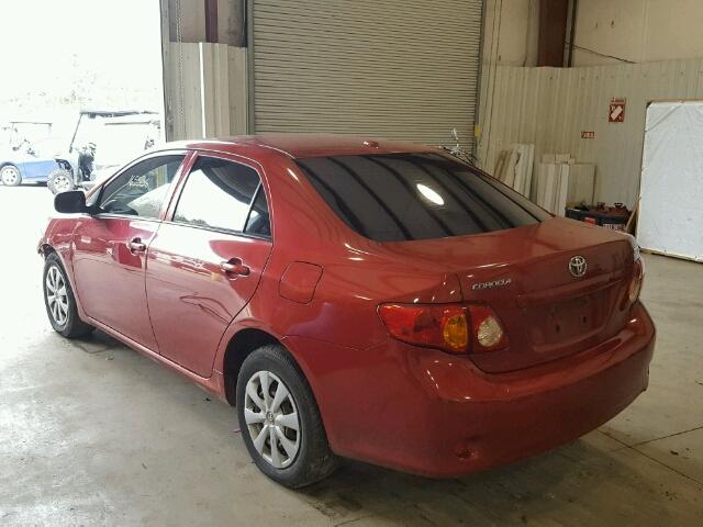 JTDBU4EE5AJ086216 - 2010 TOYOTA COROLLA BA RED photo 3