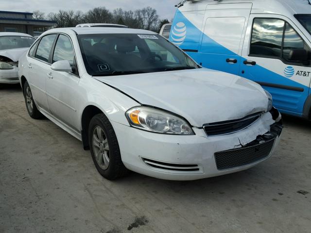 2G1WA5E36C1137064 - 2012 CHEVROLET IMPALA LS WHITE photo 1