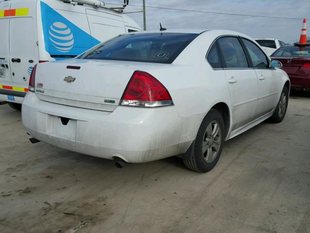 2G1WA5E36C1137064 - 2012 CHEVROLET IMPALA LS WHITE photo 4