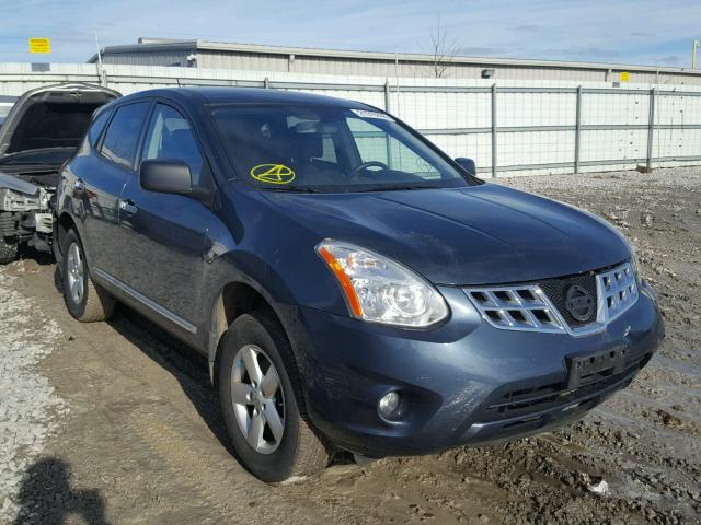 JN8AS5MVXCW380827 - 2012 NISSAN ROGUE S BLUE photo 1