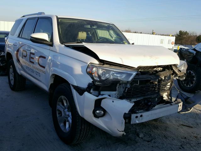 JTEBU5JR6E5166780 - 2014 TOYOTA 4RUNNER SR WHITE photo 1