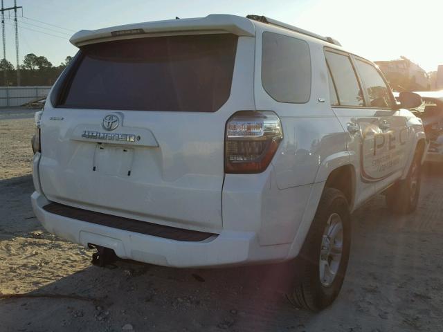 JTEBU5JR6E5166780 - 2014 TOYOTA 4RUNNER SR WHITE photo 4