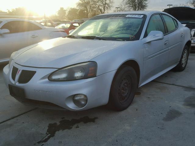 2G2WP522641258054 - 2004 PONTIAC GRAND PRIX SILVER photo 2