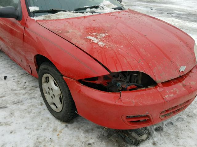 1G1JC524717115544 - 2001 CHEVROLET CAVALIER B RED photo 9