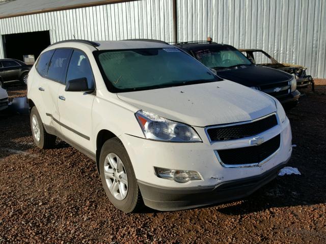 1GNKREED3BJ392600 - 2011 CHEVROLET TRAVERSE L WHITE photo 1