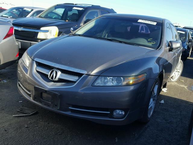 19UUA66238A042356 - 2008 ACURA TL GRAY photo 2