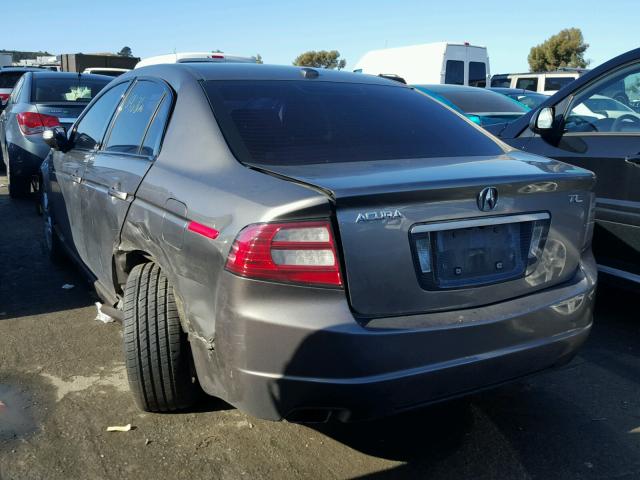 19UUA66238A042356 - 2008 ACURA TL GRAY photo 3