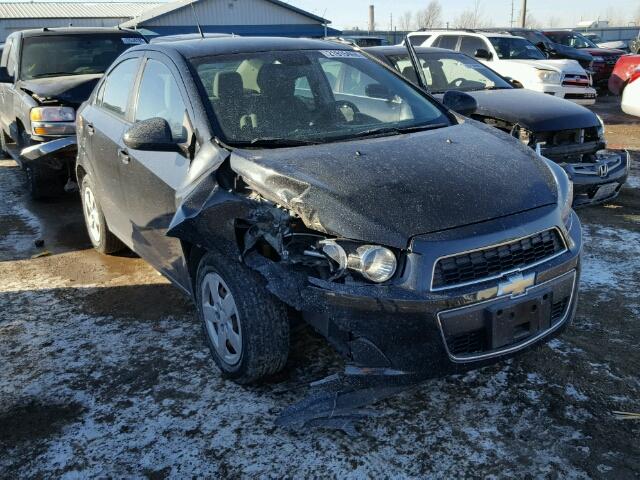 1G1JA5SH3D4127883 - 2013 CHEVROLET SONIC LS 黑色 照片 1