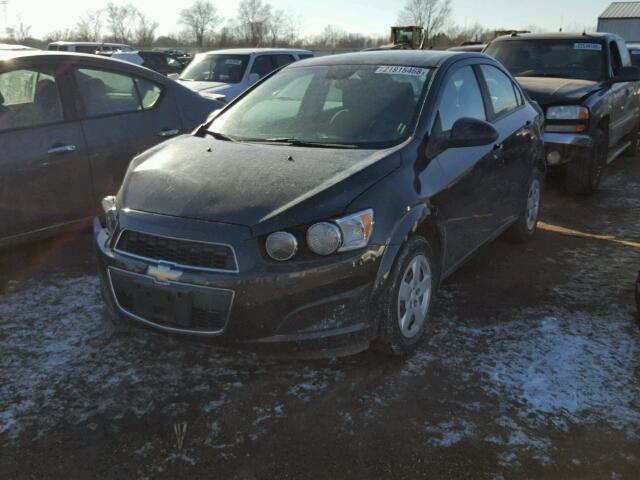 1G1JA5SH3D4127883 - 2013 CHEVROLET SONIC LS BLACK photo 2