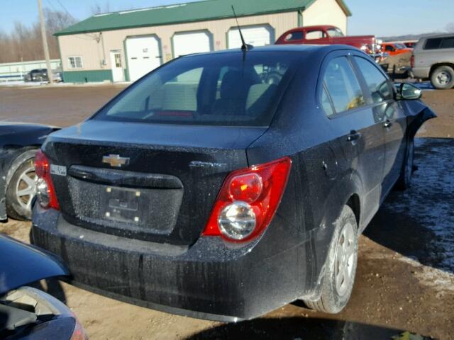 1G1JA5SH3D4127883 - 2013 CHEVROLET SONIC LS BLACK photo 4