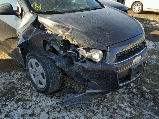 1G1JA5SH3D4127883 - 2013 CHEVROLET SONIC LS BLACK photo 9