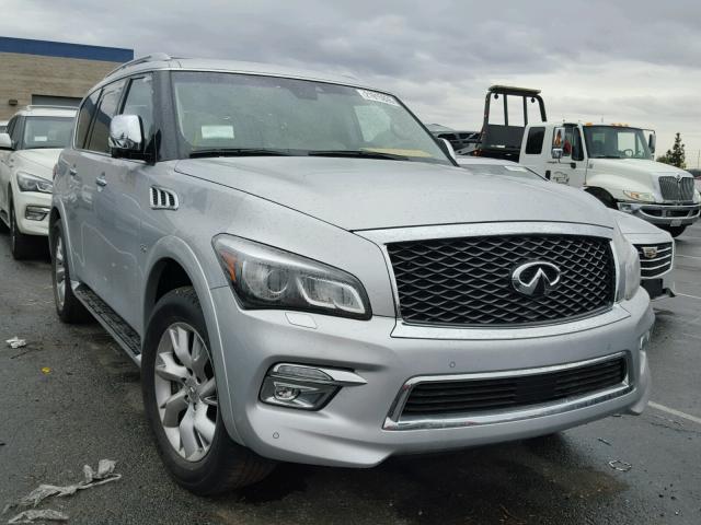 JN8AZ2NF5H9645886 - 2017 INFINITI QX80 BASE SILVER photo 1