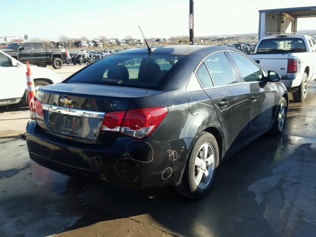 1G1PC5SBXD7293994 - 2013 CHEVROLET CRUZE LT BLACK photo 4