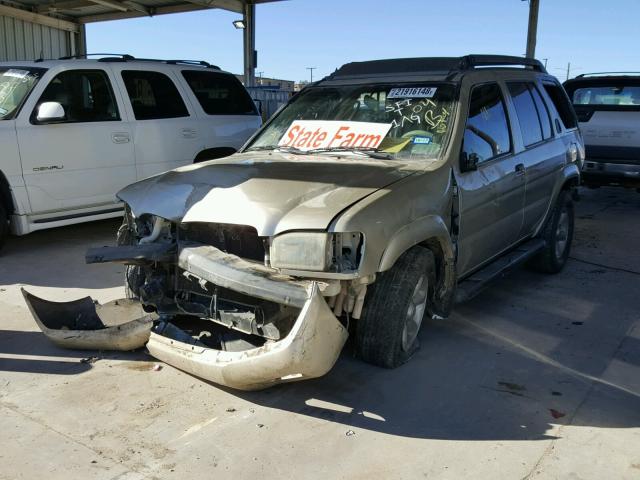 JN8DR09X23W701832 - 2003 NISSAN PATHFINDER GOLD photo 2