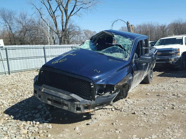 1C6RD7FT9CS342536 - 2012 DODGE RAM 1500 S BLUE photo 2