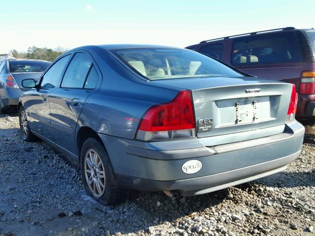 YV1RS61T042327256 - 2004 VOLVO S60 TEAL photo 3